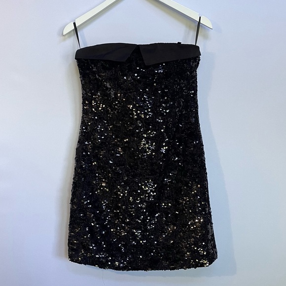 NWT Le Superbe Nominee Tux Sequined Mini Dress size 8 - Picture 8 of 14